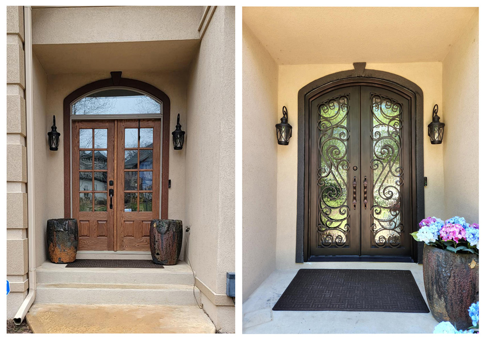 Kitchcehns Before and After Door