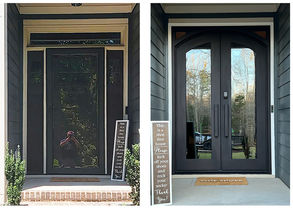 Pendergrass Before and After Door