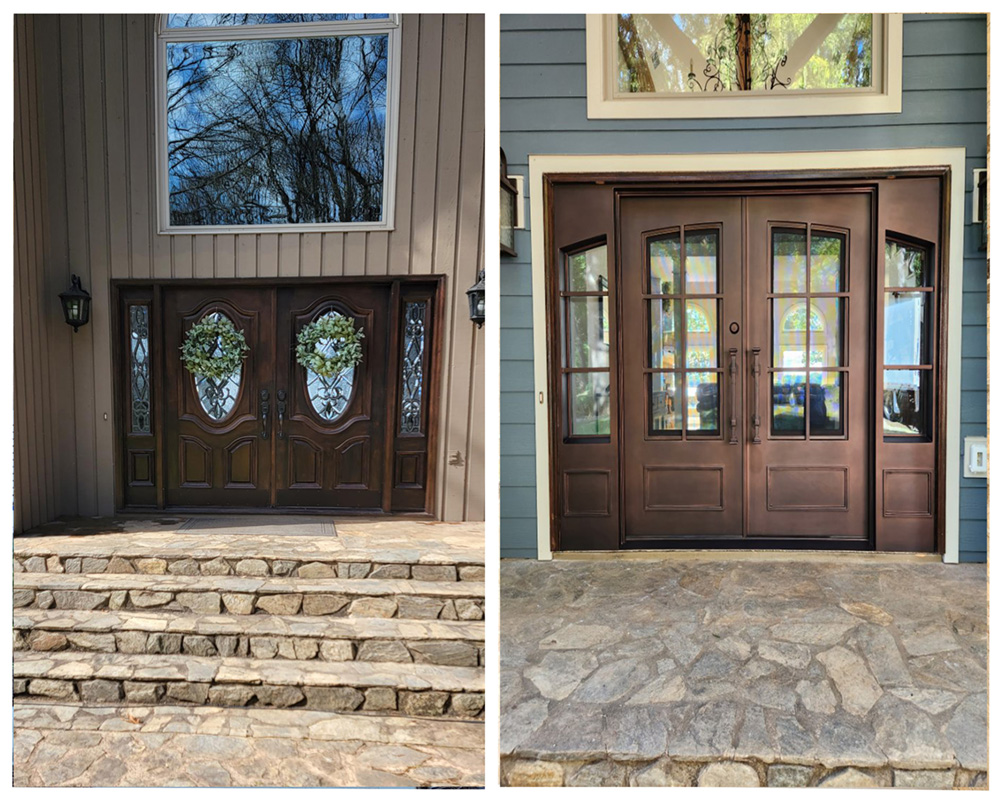 Rente Before and After Door