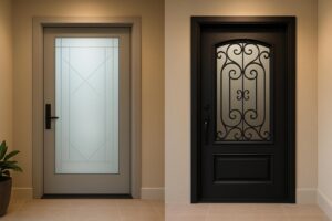 Glass vs Solid Iron Doors: Complete Comparison