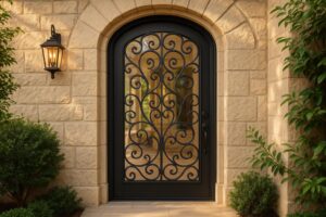 How Wrought Iron Doors Enhance Classic Entryways