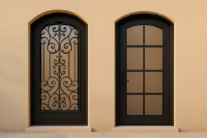 Modern vs. Traditional Wrought Iron Doors: Key Differences