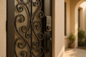 How Iron Doors Work with Smart Locks