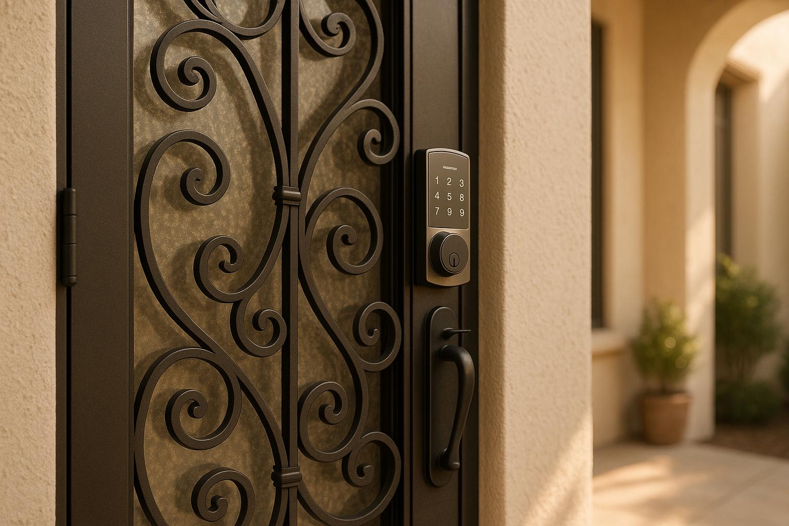 How Iron Doors Work with Smart Locks
