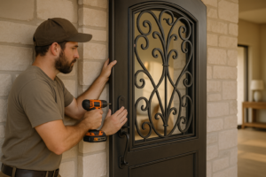 How to Anchor Iron Doors in Masonry Walls
