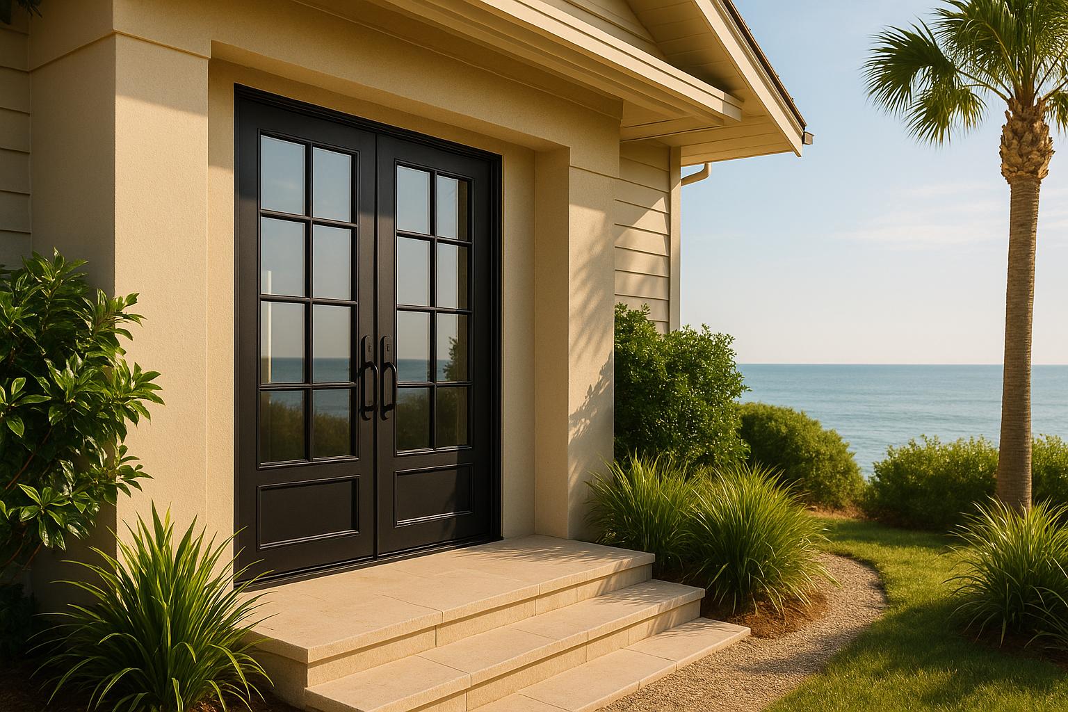 Coastal Homes: Protecting Iron Doors from Salt Air