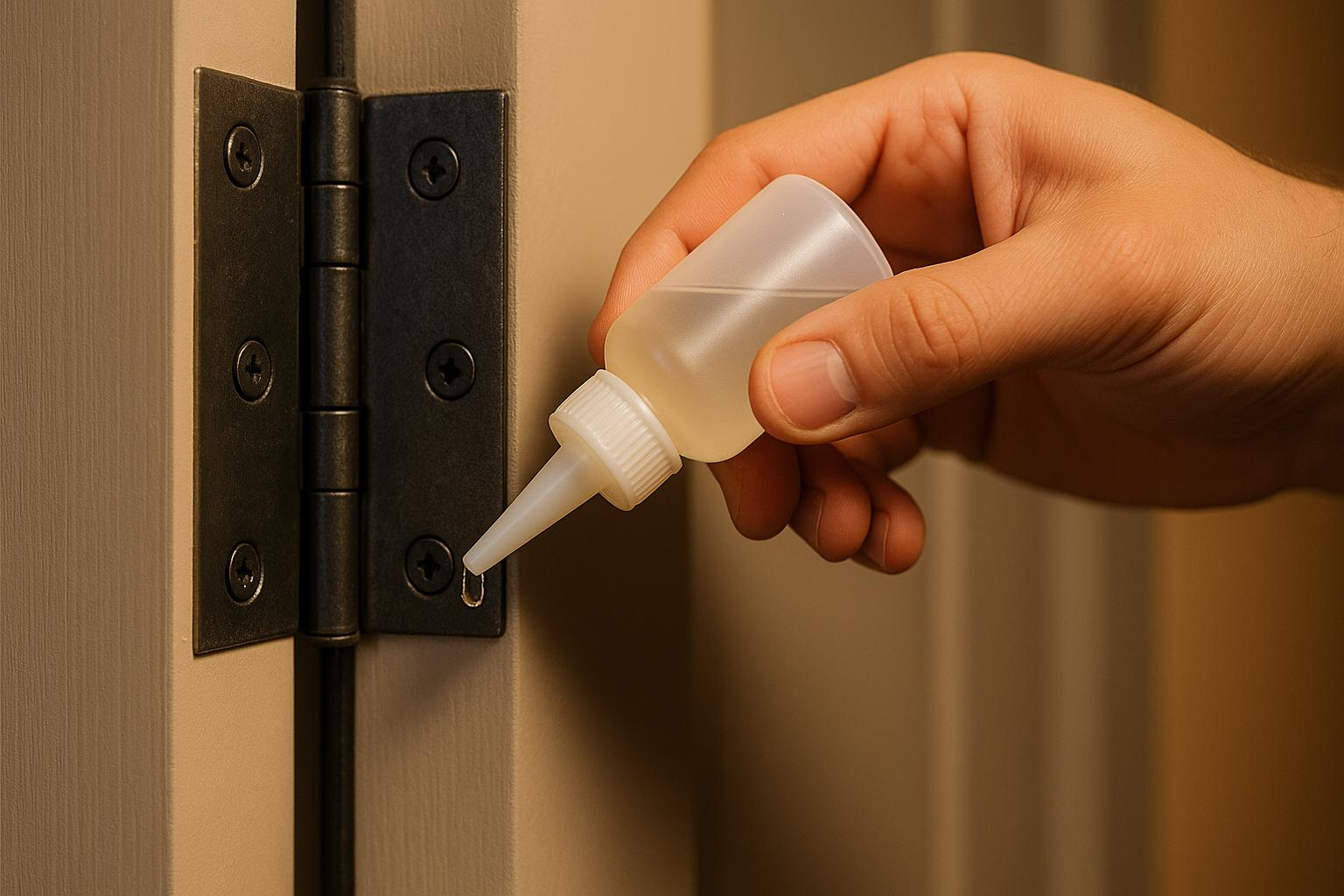 How to Lubricate Iron Door Hinges