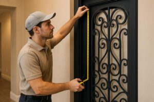 How Professionals Measure for Iron Doors
