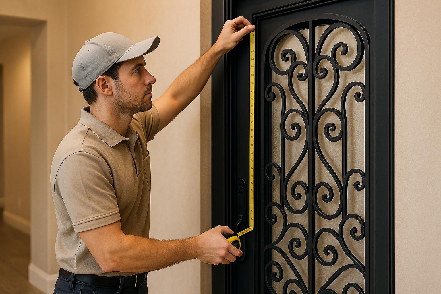 How Professionals Measure for Iron Doors