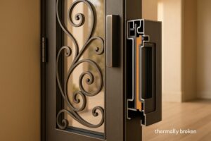 Thermal Breaks in Wrought Iron Doors Explained