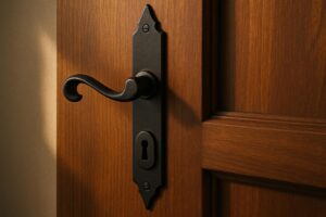 Best Finishes for Wrought Iron Door Hardware