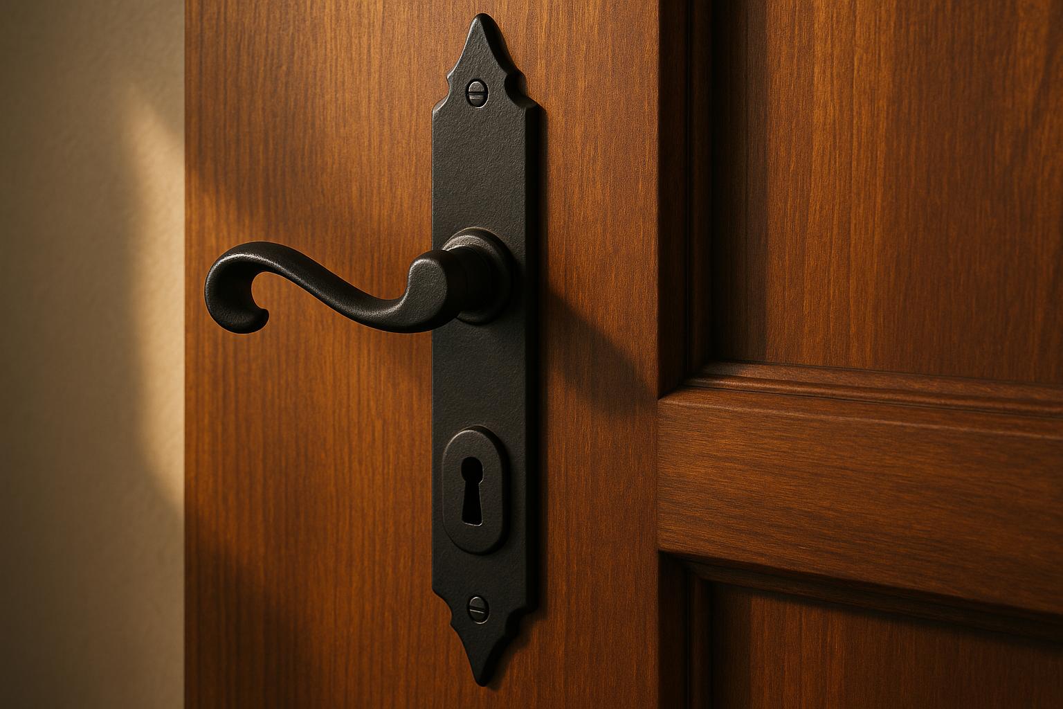 Best Finishes for Wrought Iron Door Hardware