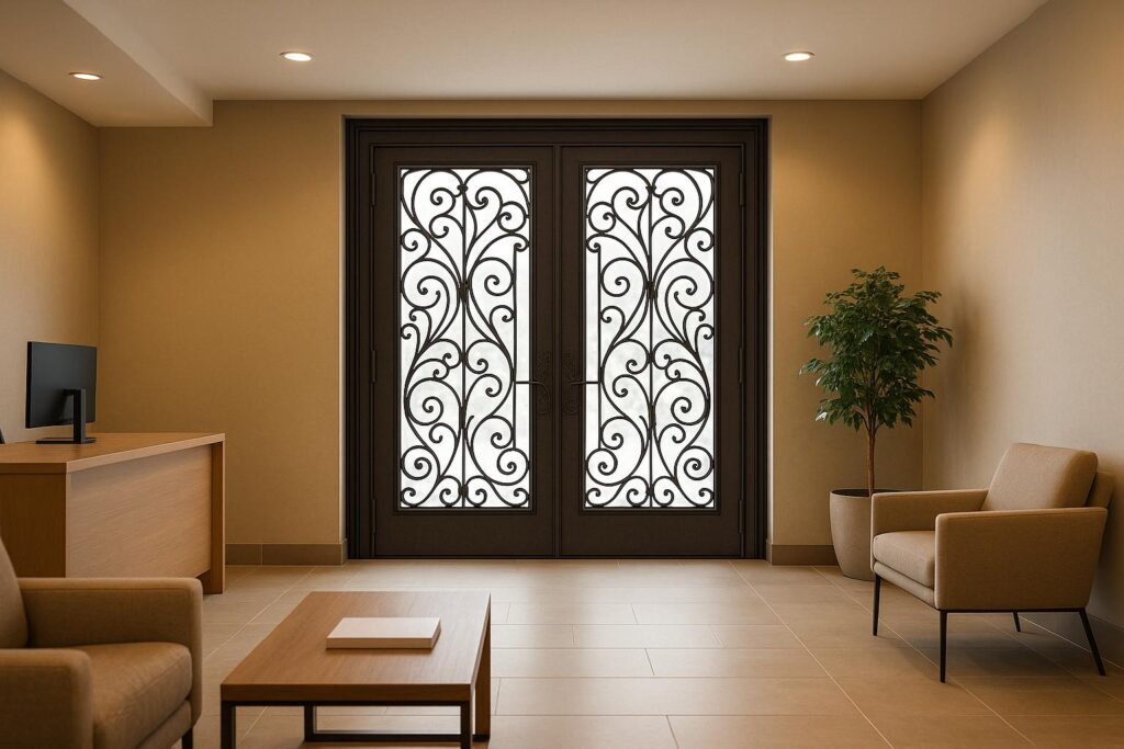 Energy Efficiency of Wrought Iron Doors in Offices