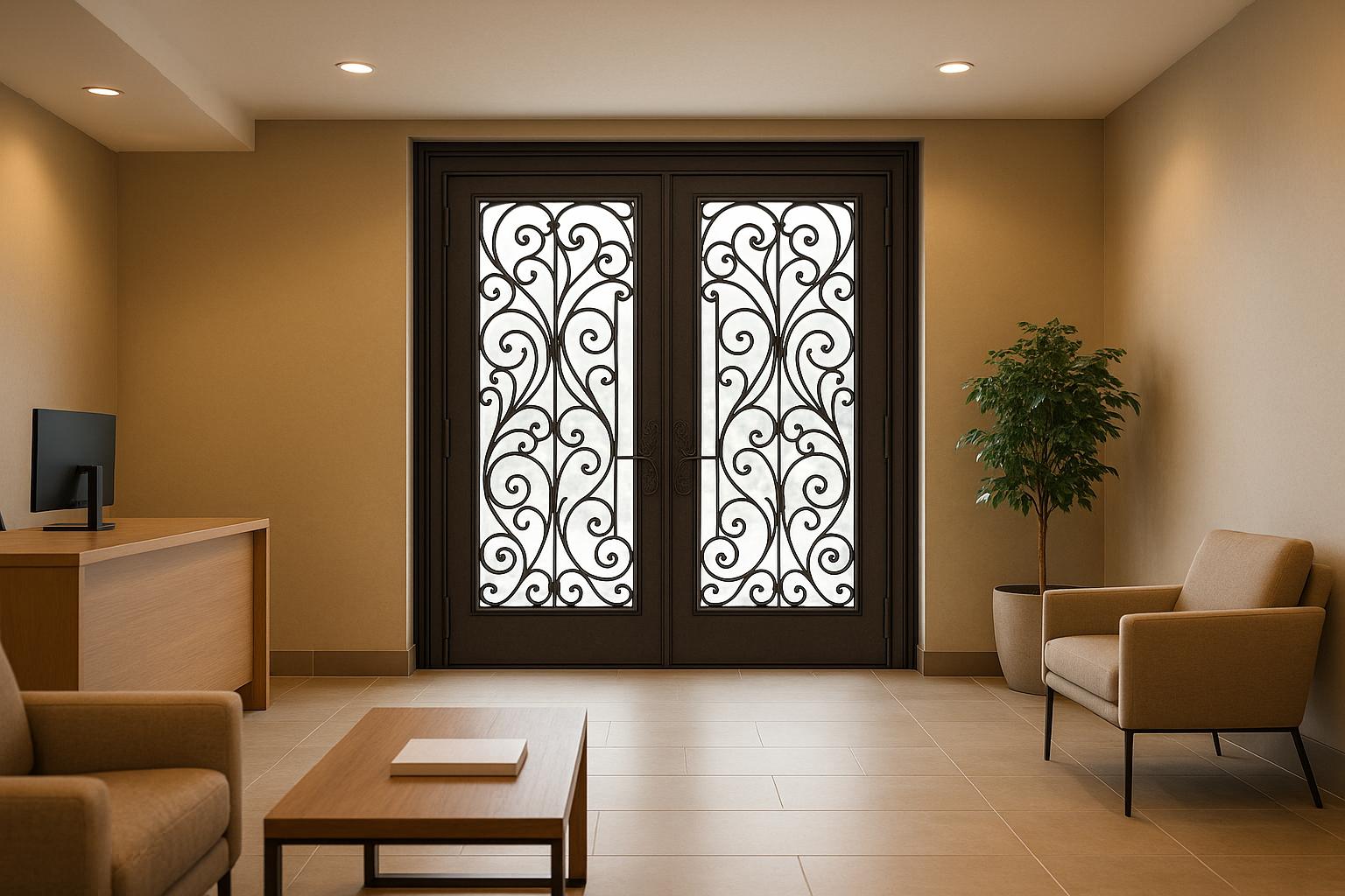 Energy Efficiency of Wrought Iron Doors in Offices