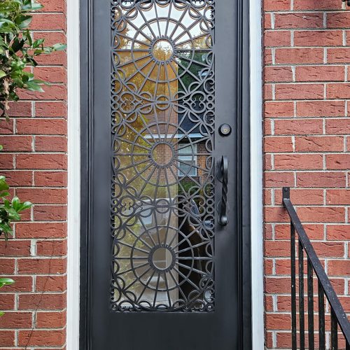 Single-Iron-Front-Door